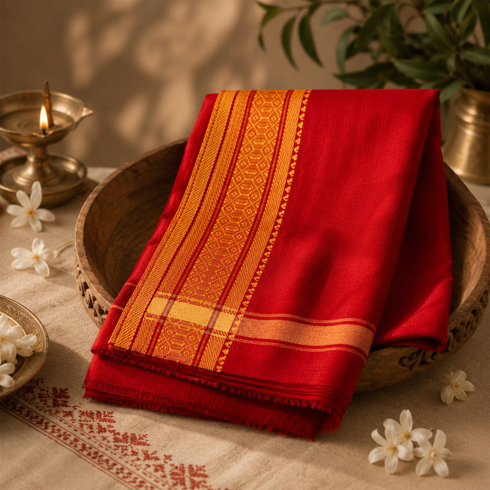 Red Dhoti