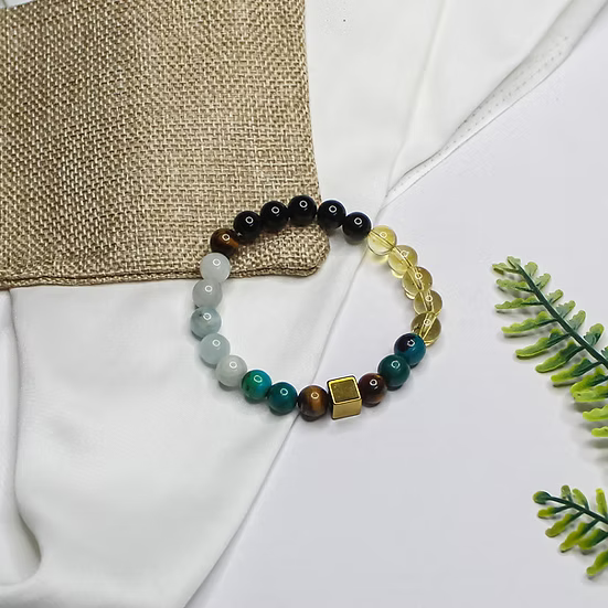 Gemini Zodiac Bracelet for Positivity, Energy Balance & Clarity